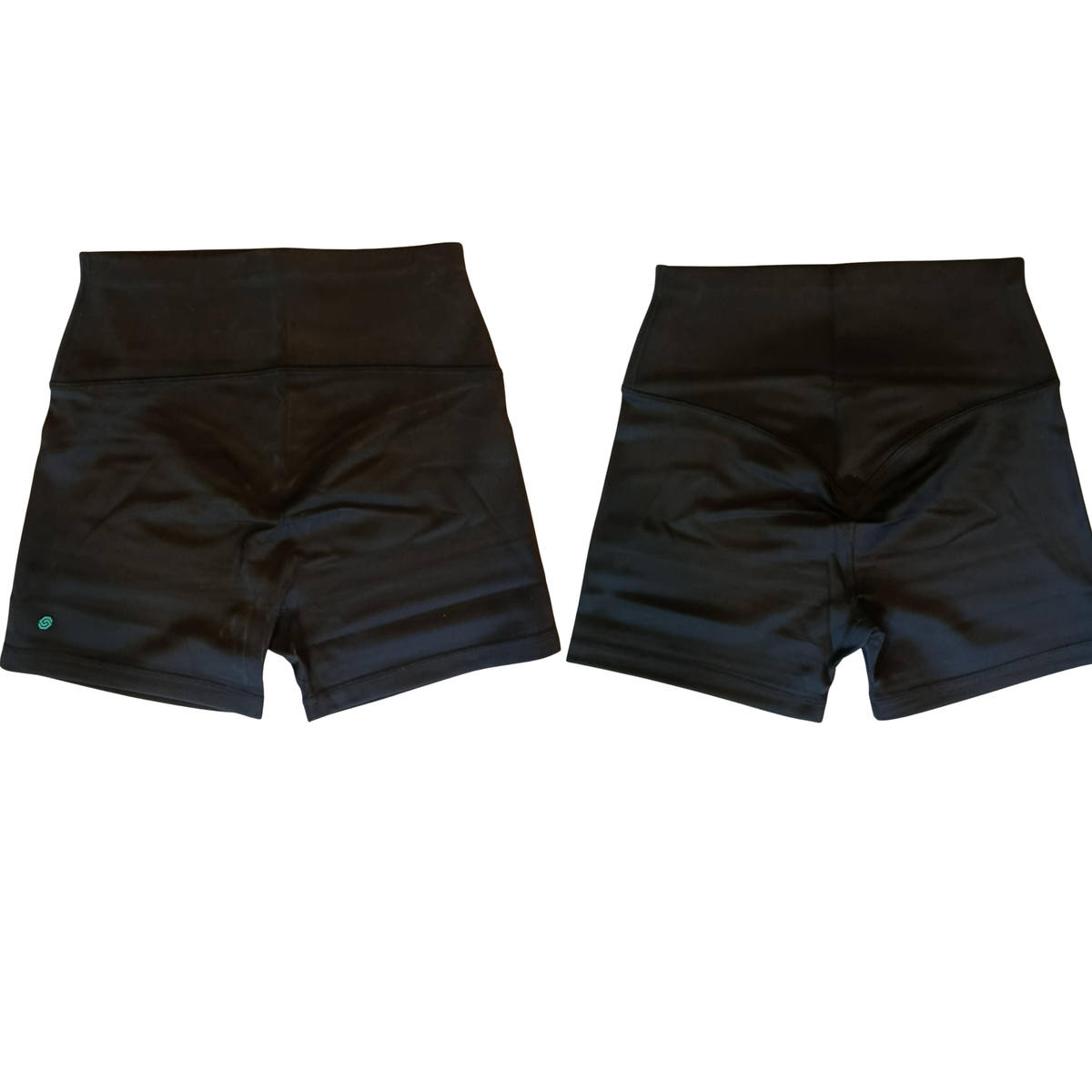 Lay Flat of the HUDL women's squash biker shorts – XTPro fabric  high-performance fit 